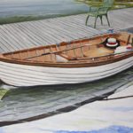 Boat, water, reflections